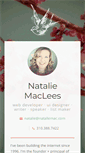Mobile Screenshot of nataliemac.com